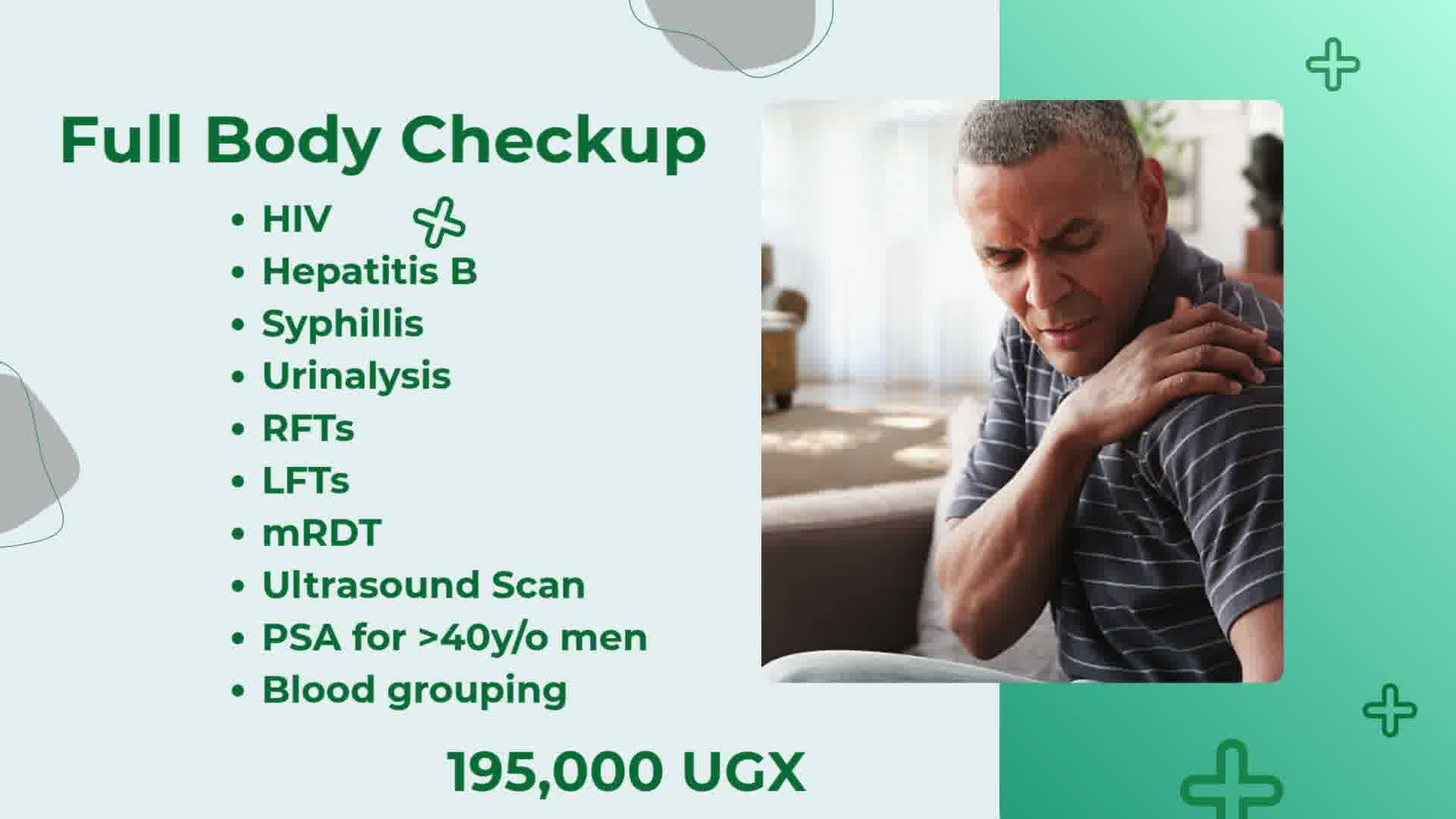 Full body checkup package details
