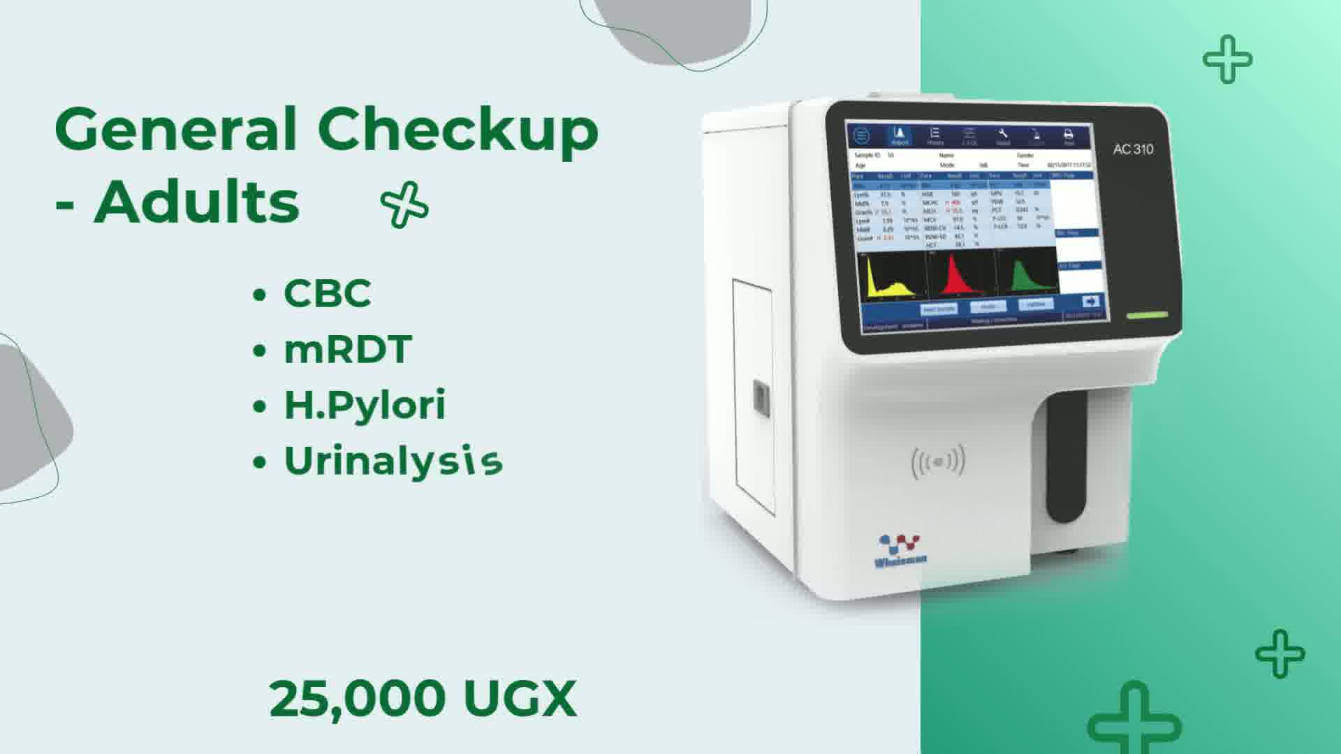 General checkup · Adults package details