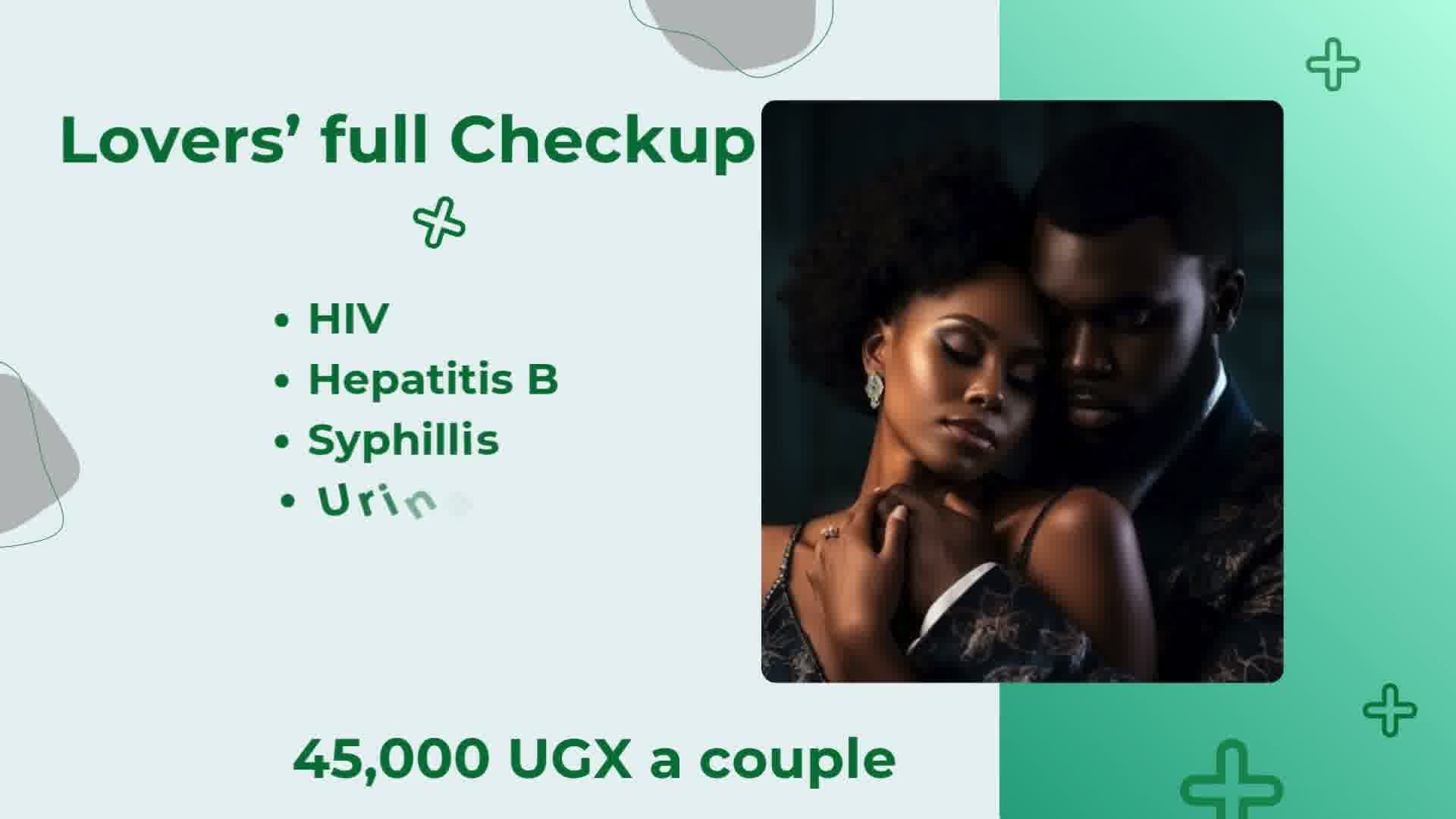 Lovers’ full checkup package details
