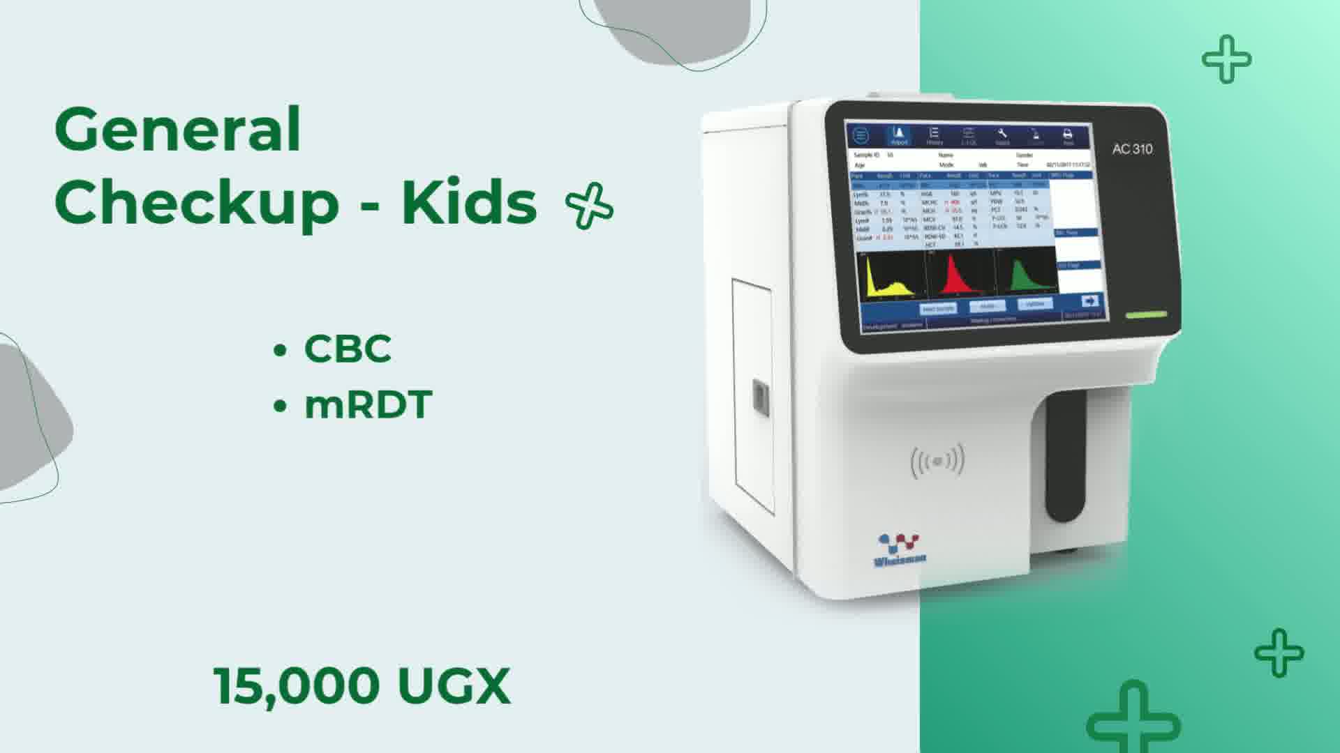 General checkup · Kids package details